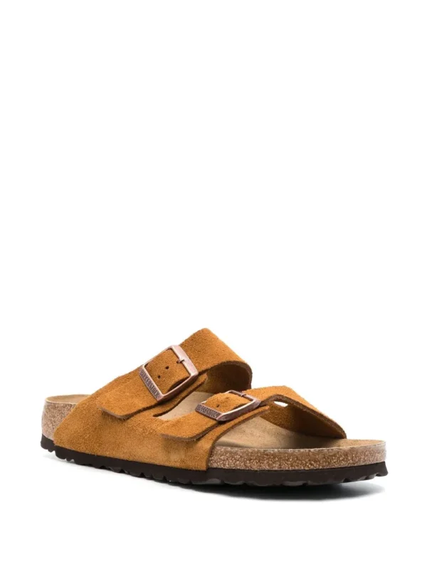 Birkenstock Arizona SFB calf-suede sandals - Image 4