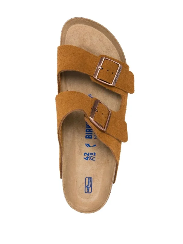Birkenstock Arizona SFB calf-suede sandals - Image 3