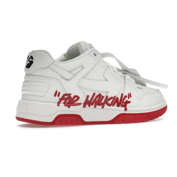 Off-White Out of Office Low 'For Walking - White Red' 2022 - Image 2