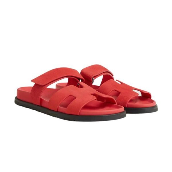 Rose Vermillon Bleu Cristaux Chypre Sandal - Image 4