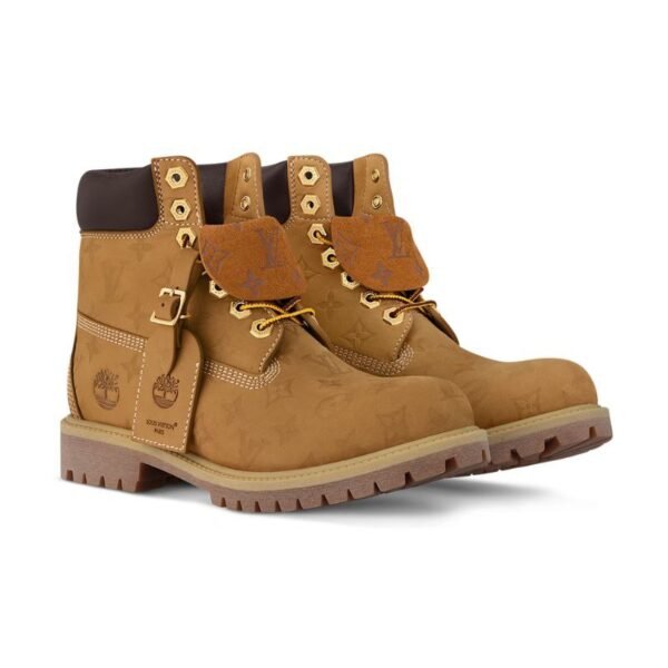 Louis Vuitton Timberland 6" Ankle Boot Wheat Monogram - Image 3