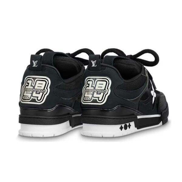 Louis Vuitton LV Skate Sneaker Black White - Image 4