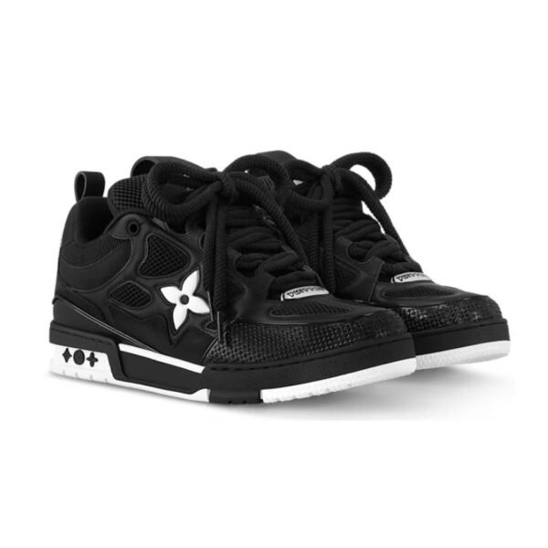 Louis Vuitton LV Skate Sneaker Black White - Image 2