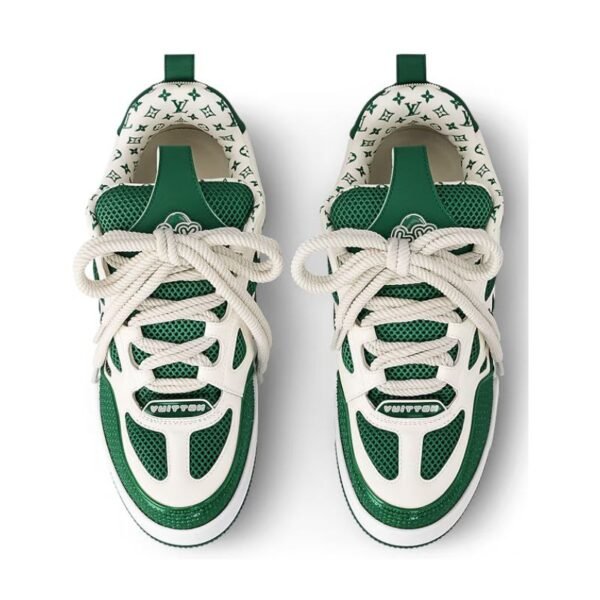 Louis Vuitton LV Skate Sneaker Green White - Image 2