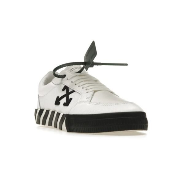 OFF-WHITE Vulc Low Leather White Black SS22 - Image 3