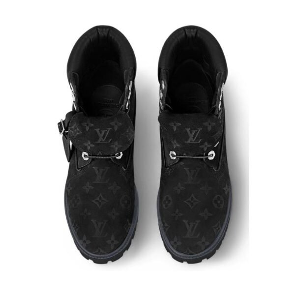 Louis Vuitton Timberland 6" Ankle Boot Black Monogram - Image 2