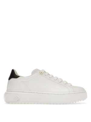 Louis Vuitton Time Out Debossed Monogram Leather White White (Women's)