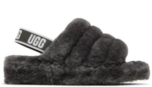 UGG Fluff Yeah Slide Thick Sole Gray