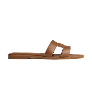 Hermes Oran sandals brown